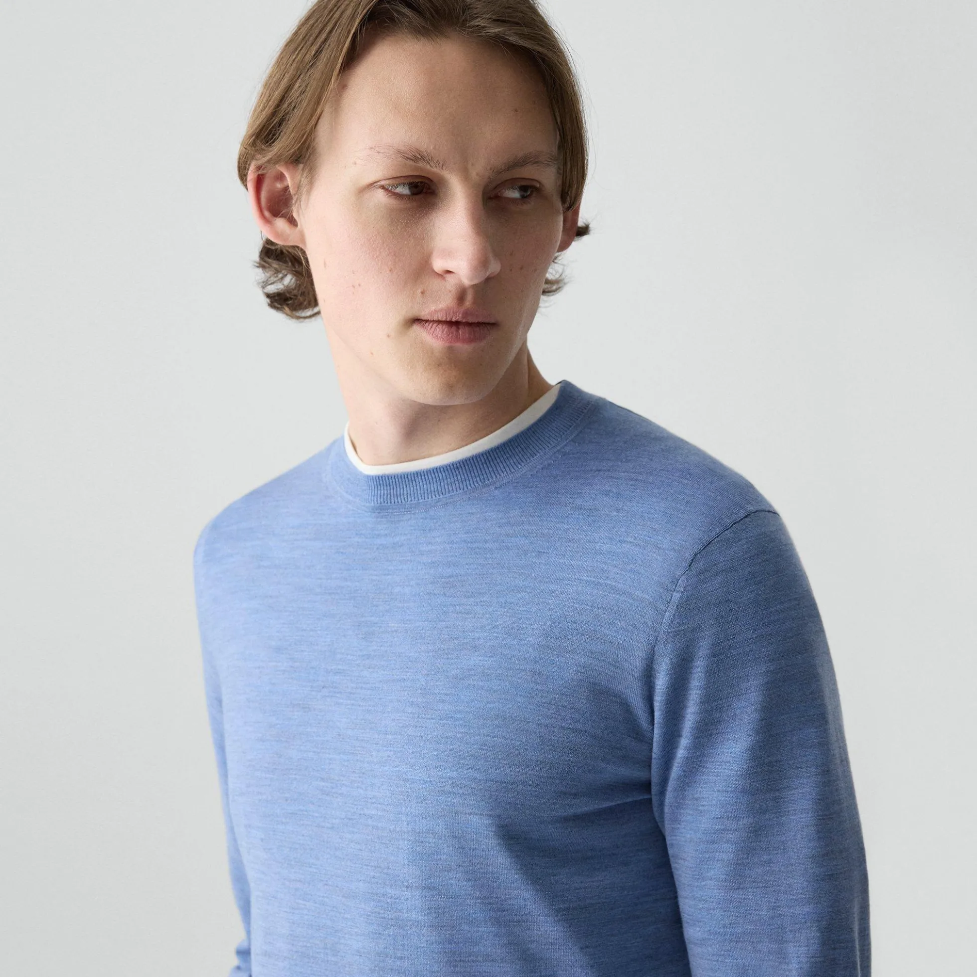 Crewneck Sweater in Regal Wool