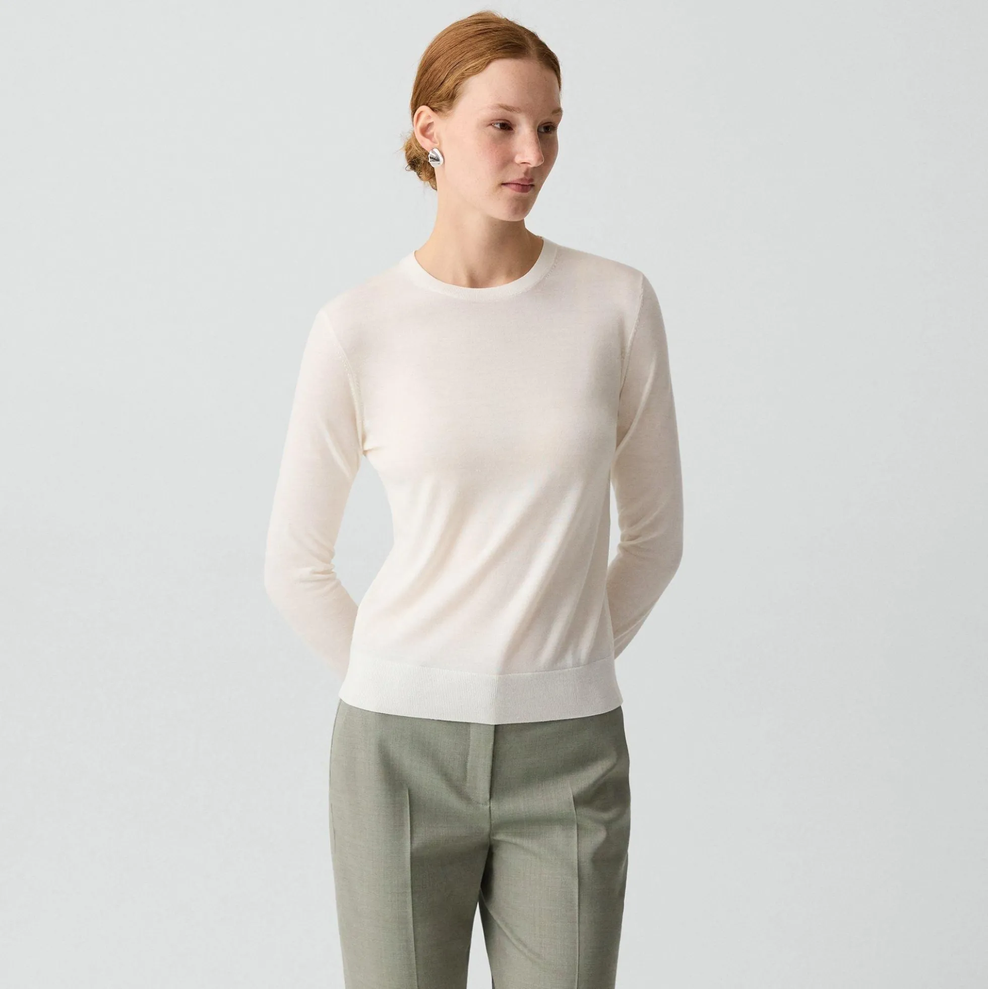 Crewneck Sweater in Regal Wool