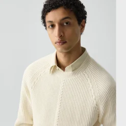 Crewneck Sweater in Wool-Cashmere