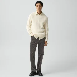 Crewneck Sweater in Wool-Cashmere