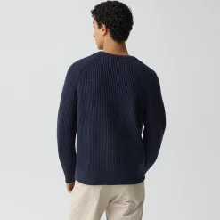 Crewneck Sweater in Wool-Cashmere