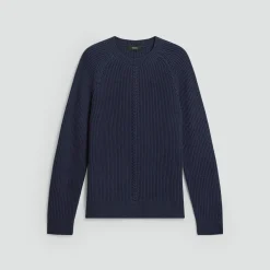 Crewneck Sweater in Wool-Cashmere