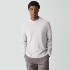 Crewneck Sweatshirt in Silk-Cotton