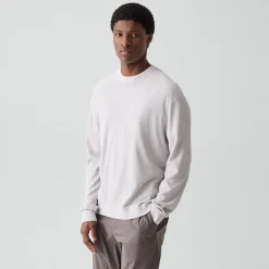 Crewneck Sweatshirt in Silk-Cotton