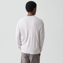 Crewneck Sweatshirt in Silk-Cotton