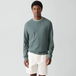 Crewneck Sweatshirt in Silk-Cotton