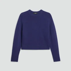 Cropped Crewneck Sweater in Cashmere