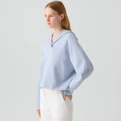 Cropped Hoodie in Lounge Terry