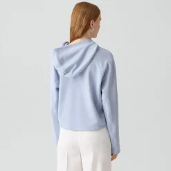 Cropped Hoodie in Lounge Terry