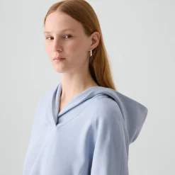 Cropped Hoodie in Lounge Terry