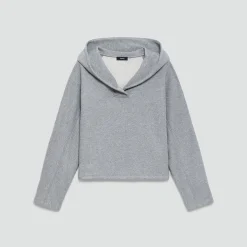 Cropped Hoodie in Lounge Terry