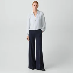 Cropped Jacket in Washed Twill