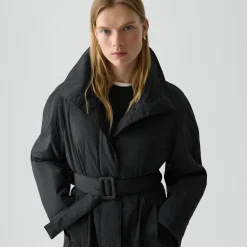 Cropped Parka in Nylon