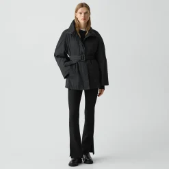 Cropped Parka in Nylon