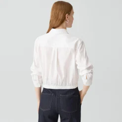 Cropped Shirt in Good Cotton