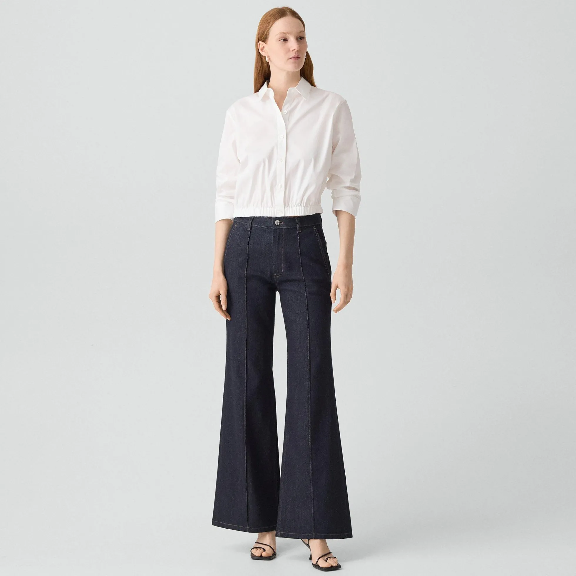 Cropped Shirt in Good Cotton