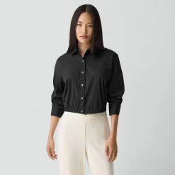 Cropped Shirt in Good Cotton