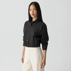 Cropped Shirt in Good Cotton