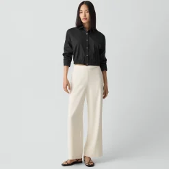 Cropped Shirt in Good Cotton