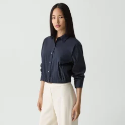 Cropped Shirt in Good Cotton