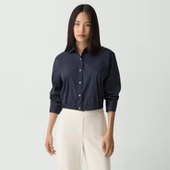 Cropped Shirt in Good Cotton