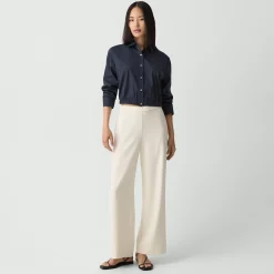 Cropped Shirt in Good Cotton