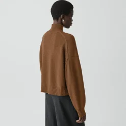 Cropped Turtleneck in Cashmere
