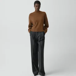 Cropped Turtleneck in Cashmere