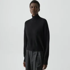 Cropped Turtleneck in Cashmere