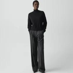 Cropped Turtleneck in Cashmere