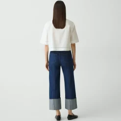 Cuffed Pant in Relaxed Denim