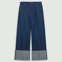 Cuffed Pant in Relaxed Denim