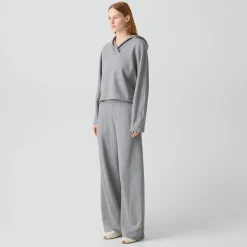 Curved Pull-On Pant in Lounge Terry