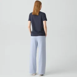 Curved Pull-On Pant in Lounge Terry