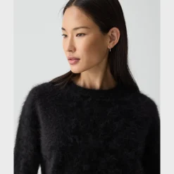 Drawstring Sweatshirt in Airy Cashmere