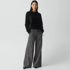 Drawstring Sweatshirt in Airy Cashmere