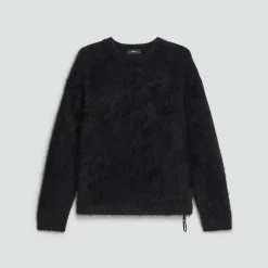 Drawstring Sweatshirt in Airy Cashmere