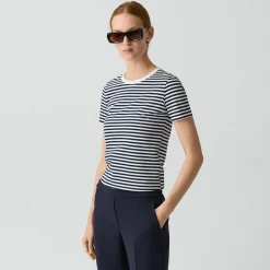 Easy Tee in Jersey Stripe
