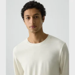 Essential Long-Sleeve Tee in Anemone Modal Jersey