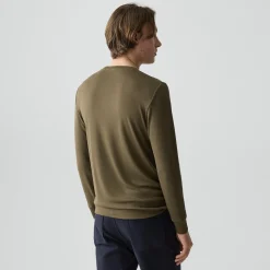 Essential Long-Sleeve Tee in Anemone Modal Jersey