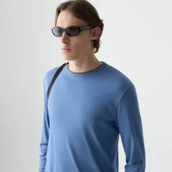 Essential Long-Sleeve Tee in Anemone Modal Jersey
