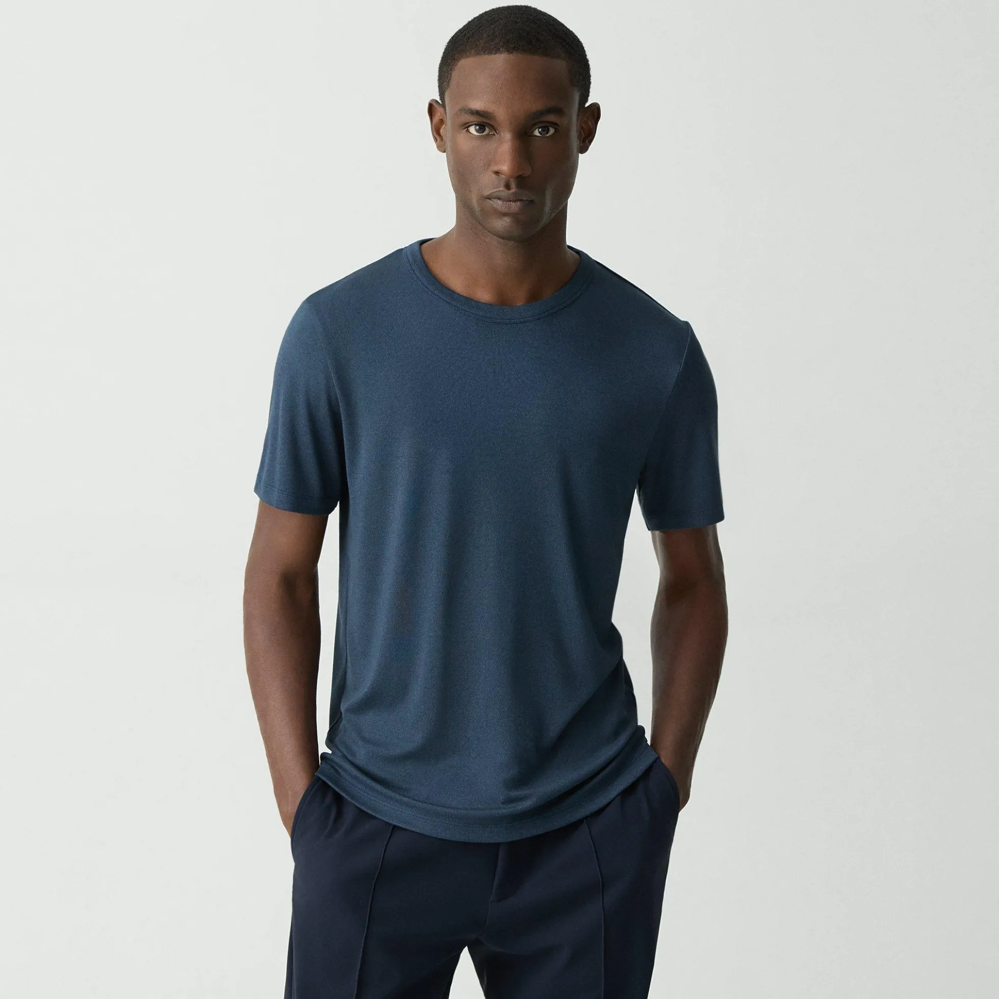 Essential Tee in Anemone Modal Jersey