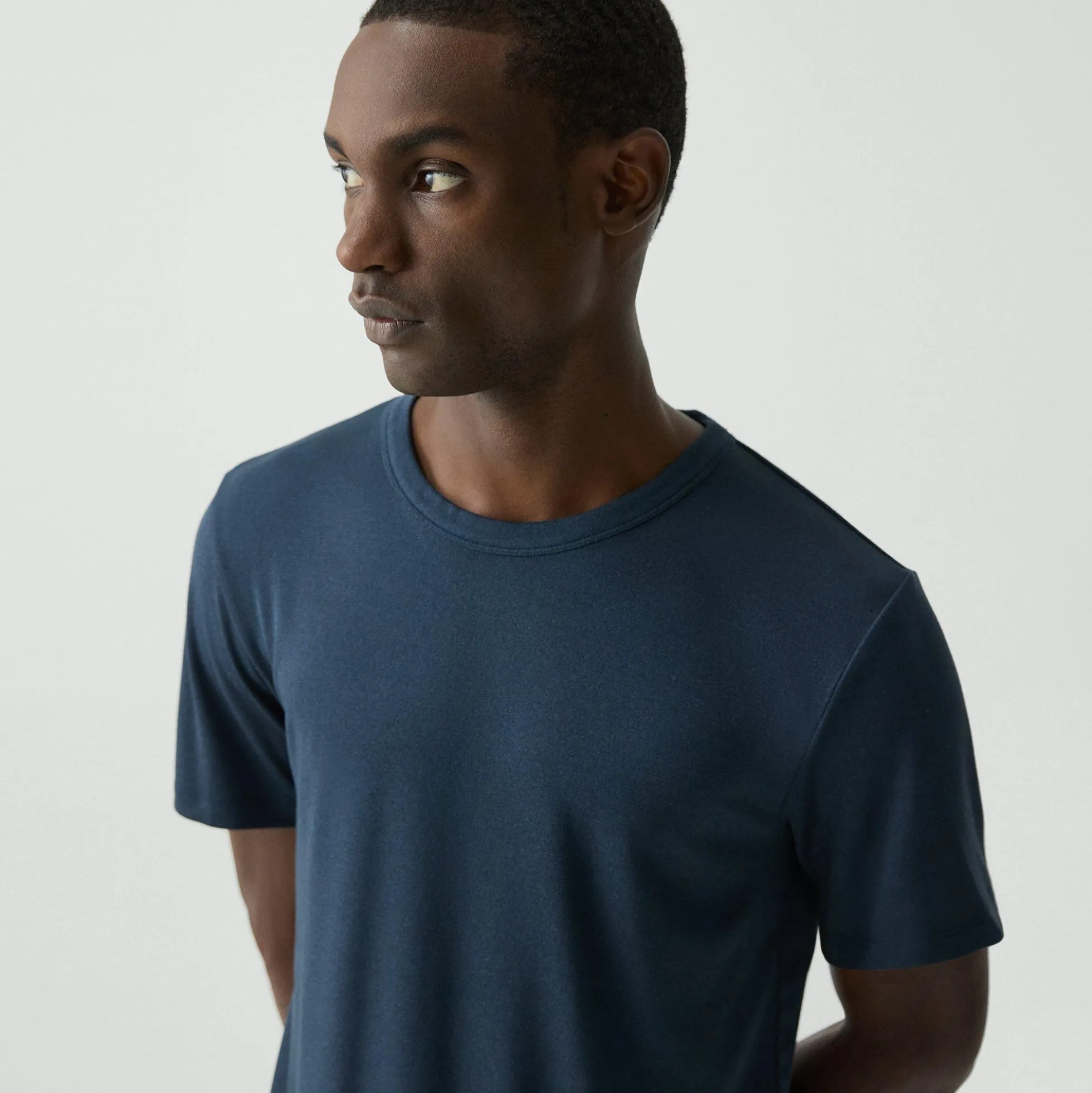 Essential Tee in Anemone Modal Jersey