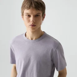Essential Tee in Cosmos Slub Cotton
