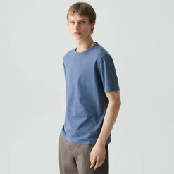 Essential Tee in Cosmos Slub Cotton