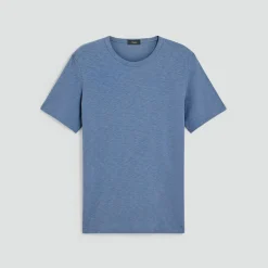 Essential Tee in Cosmos Slub Cotton