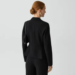 Fitted Blazer in Admiral Crepe