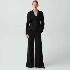 Fitted Blazer in Admiral Crepe