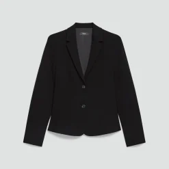 Fitted Blazer in Admiral Crepe