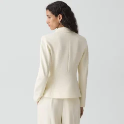 Fitted Blazer in Admiral Crepe